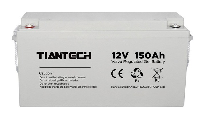 12V 150Ah Free maintenance gel battery