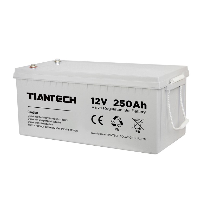 Portable Strong Self-recovery Battery 12V 250AH Gel Battery