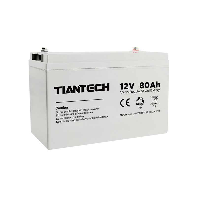 Eco-friendly Deep Cycle Rechargeable Lead Acid Battery 80Ah