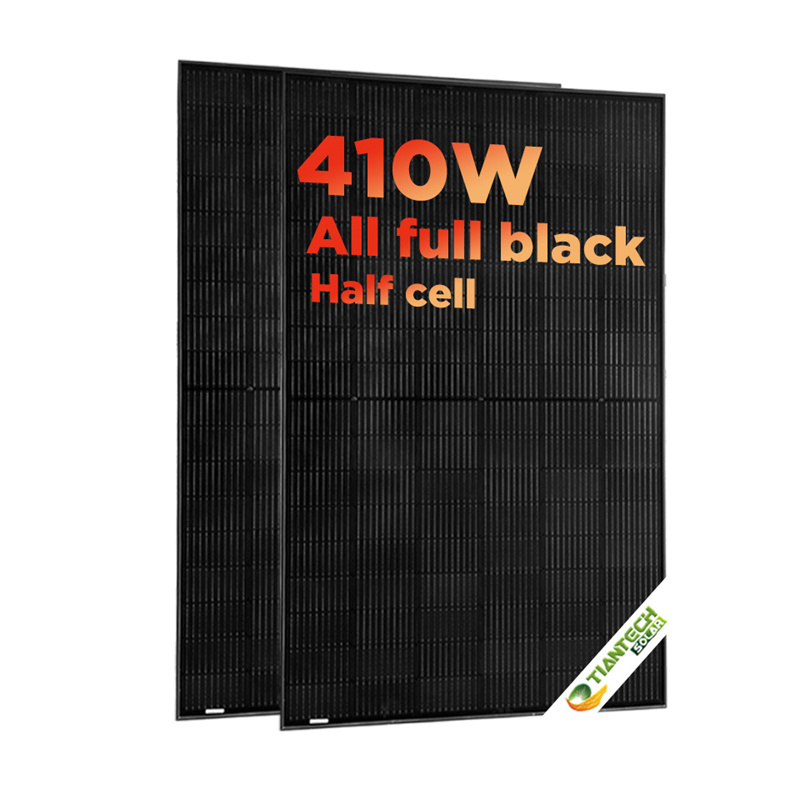CE TUV Warranty 410W All black HC Photovoltaic Panel