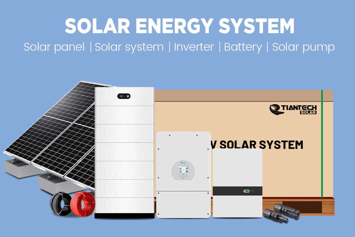 Tiantech Solar Accepted Customization Complete Set Solar System