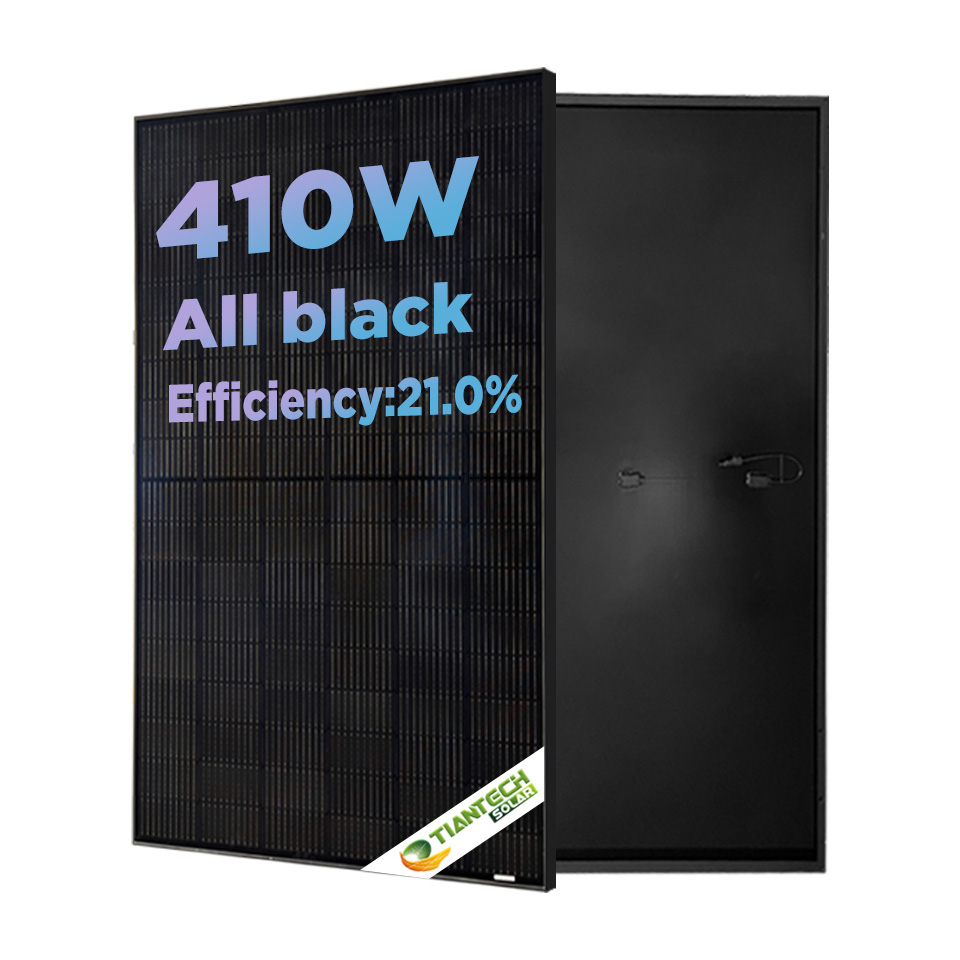 Half Cut All Black 410 Watt Photovoltaic Panel