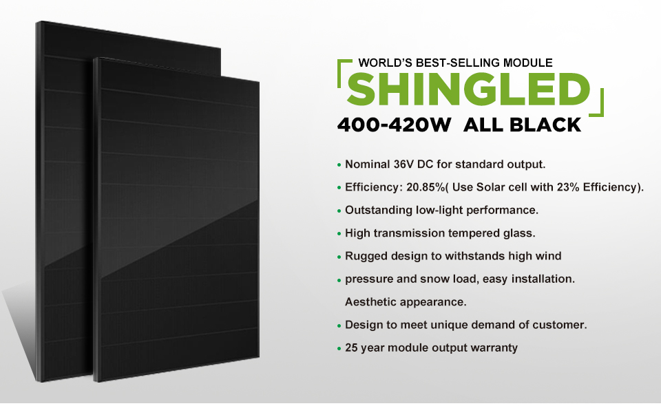 The Shingled Photovoltaic Can Increase Photovoltaic Power By Over 20W