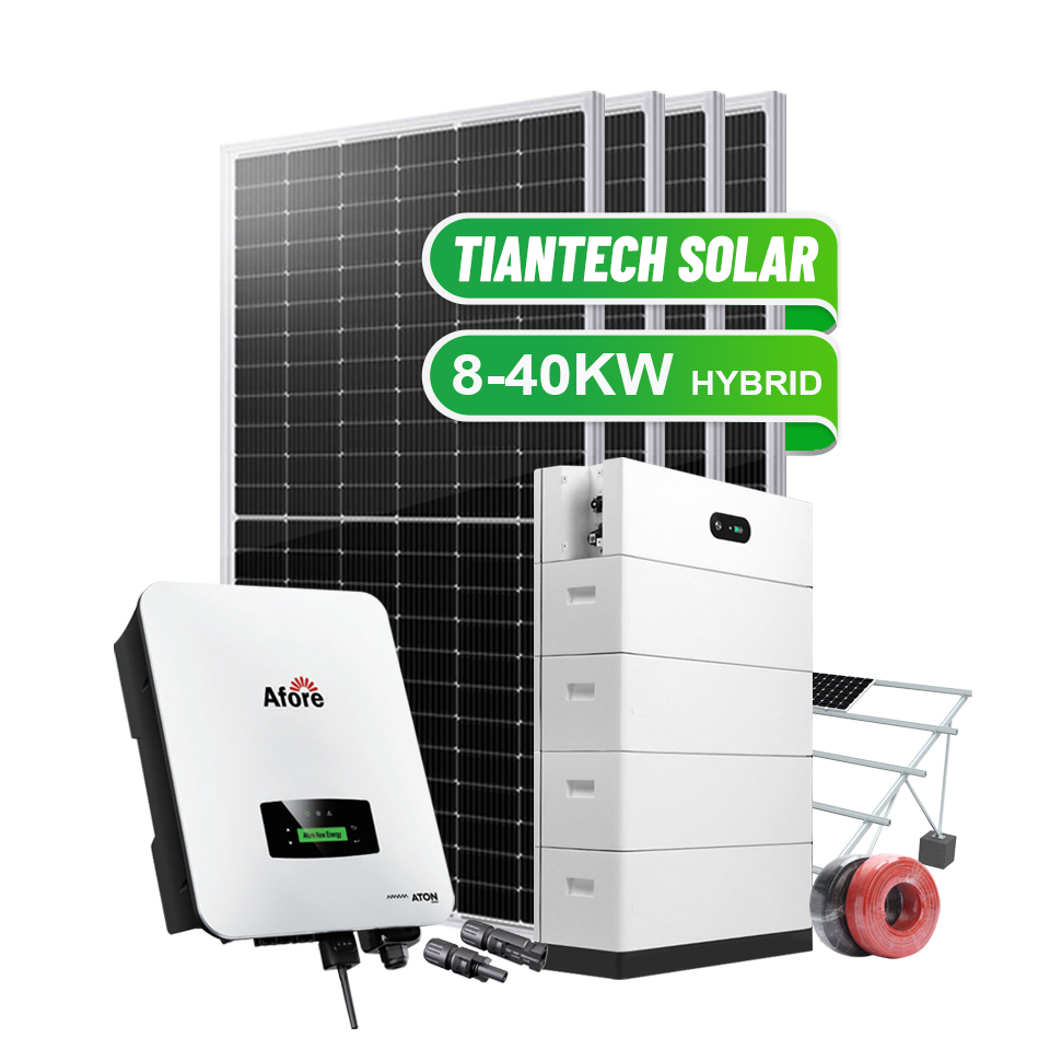 Complete Set Solar Hybrid Energy System Good Price