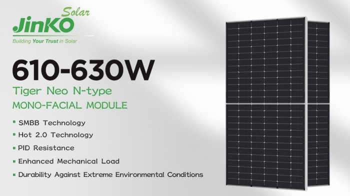 N Type Solar Panel 610W